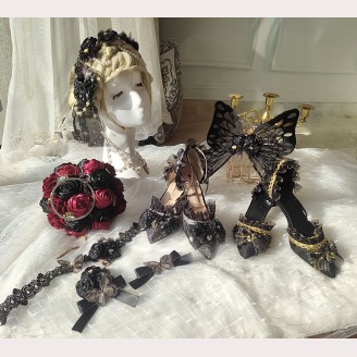 Butterfly Bone Classic Lolita Matching Accessories (UN158A)